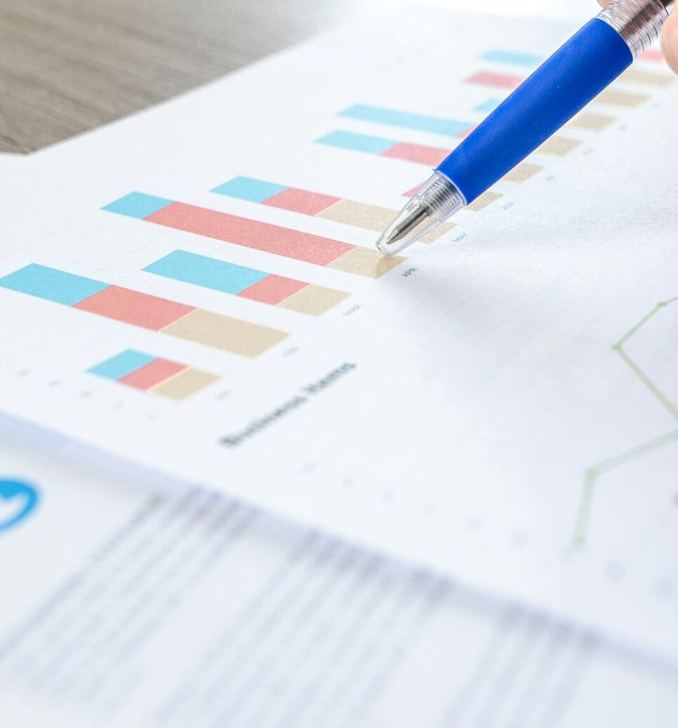 Analyse statistiques audit stratégique consultant business Paris MAC Consulting stylo données